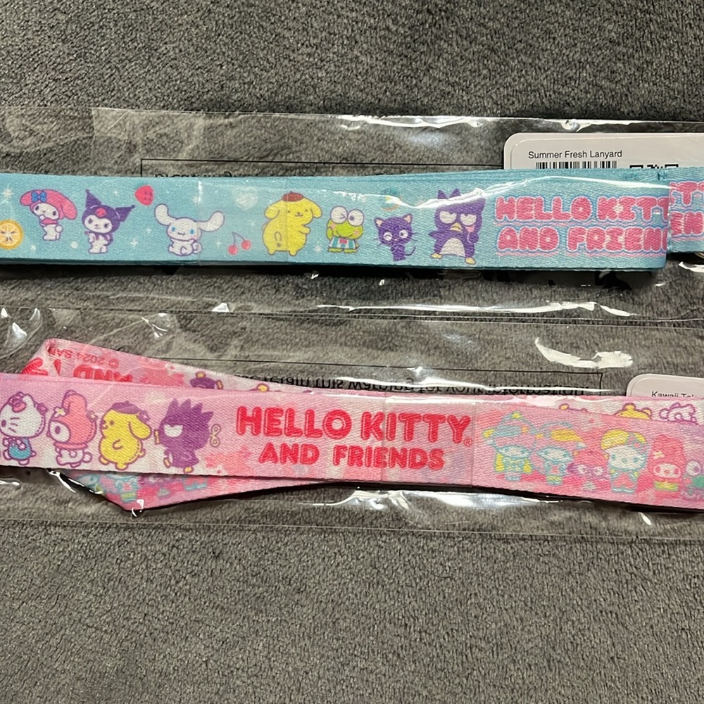 2 Hello Kitty and Friends Lanyards plus Free Gifts